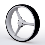 Blade + / IP rear wheel, WHT/BLK
