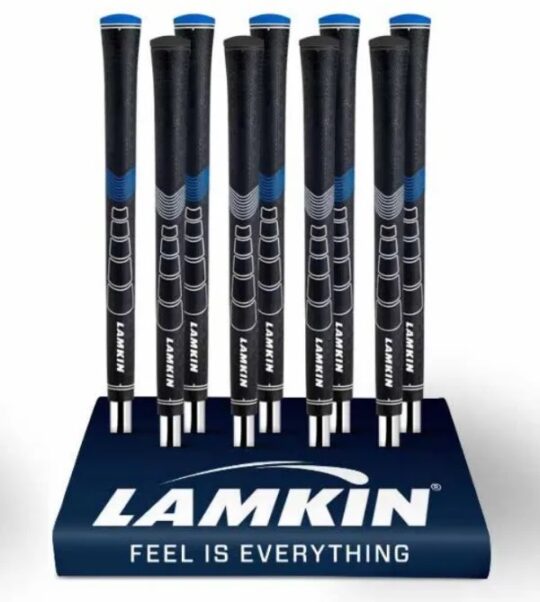 Lamkin 9 gripin esittelyteline sisältäen gripit