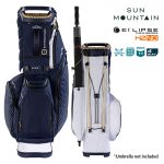 Sun Mountain H2NO E-3.5 kantobagi 4-way - WHITE-NAVY-GOLD - Image 4