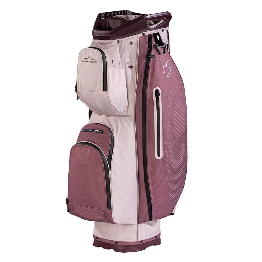 Sun_Mountain_H2NO_C100-mauve-powder-wine Sun Mountain H2NO C100 kärrybagi - MAUVE-POWDER-WINE - Image 1