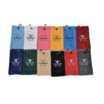 Golfpyyhe Premium Tri-fold logobrodeerauksella - Image 2